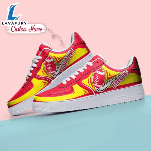 Maryland Terrapins NCAA Air Force 1 Shoes For Men And Women V2