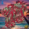 MLB Arizona Diamondbacks Green Foliage Aloha ShirtGroup