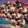 MLB Arizona Diamondbacks Sunset Palms Summer Hawaiian Shirts
