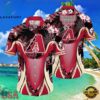MLB Arizona Diamondbacks Vintage Palm Sunset Hawaiian Shirt
