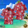MLB Champion's Emblem Red St. Louis Cardinals Hawaiian Shirt
