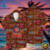 MLB Chicago Cubs Tribal Tribute Aloha Hawaiian Shirt