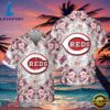 MLB Cincinnati Reds Floral Breeze Hawaiian Shirt Sunset Tropics Edition