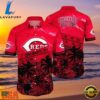 MLB Cincinnati Reds Sunset Palms Tropical Style Hot Trending Summer Hawaiian Shirt