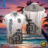 MLB Classic Pinstripe San Diego Padres Hawaiian Button-Up