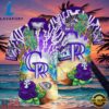MLB Colorado Rockies Beachfront Celebration Tropical Shirt