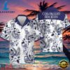 MLB Colorado Rockies Monochrome Floral Aloha Shirt , Vintage Hawaiian Shirts 9 MLB Colorado Rockies Monochrome Floral Aloha Shirt