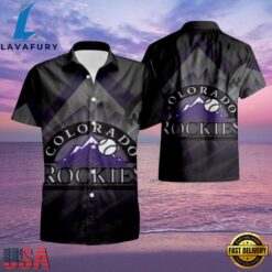 MLB Colorado Rockies Mountain Sunset Aloha Shirt