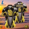 MLB Dynamic Swirls San Diego Padres Aloha Shirt Hawaiian Vibe