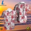 MLB Elegant Flora And Pink Flamingo Monogram St. Louis Cardinals Aloha Hawaiian Shirt