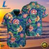 MLB Floral Fanfare Chicago Cubs Vibrant Aloha Hawaiian Shirt