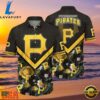 MLB Golden Bloom Pittsburgh Pirates Aloha Hawaiian Shirt