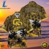 MLB Golden Sunset Palms San Diego Padres Aloha Hawaiian Shirt
