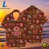 MLB Heritage Patchwork Cincinnati Reds Tropical Aloha Hawaiian Shirt