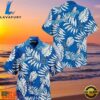 MLB Los Angeles Dodgers Monochrome Foliage Aloha Shirt Elegant Fan Gear
