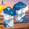 MLB Los Angeles Dodgers Wave Splash Style Hot Trending Summer Hawaiian Shirt Dynamic Blue Contrast