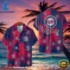 MLB Minnesota Twins Tropical Palm Trees Aloha Hawaiian Shirt