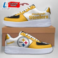 Pittsburgh Steelers Team NFL Air Force 1 Shoes For Men And Women V5
