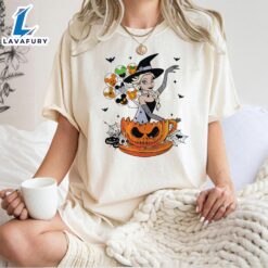 Disney Halloween Princess Elsa Shirt Vintage Disney T-Shirt  Halloween Trip Top Unique Disney Halloween Party Tee