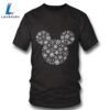 Disney Mickey Mouse Icon Holiday White Snowflakes SweatShirt