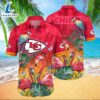 Flamingo and Flower Kansas City Chiefs Hawaiian Shirt 2 Flamingo and Flower Kansas City Chiefs Hawaiian Shirt