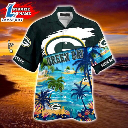 Green Bay Packers NFL Personalized Hawaiian Shirt