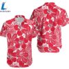 Kansas City Chiefs Flower Hawaiian Shirt and Shorts Summer 2 Kansas City Chiefs Flower Hawaiian Shirt and Shorts Summer