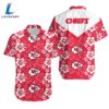 Kansas City Chiefs Flowers Hawaiian Shirt and Shorts Summer