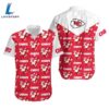 Kansas City Chiefs Mickey and Flowers Hawaiian Shirt and Shorts Summer 2 Kansas City Chiefs Mickey and Flowers Hawaiian Shirt and Shorts Summer