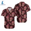 Kansas City Chiefs Mystery Skull And Flower Hawaiian Shirt 2 Kansas City Chiefs Mystery Skull And Flower Hawaiian Shirt