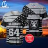 Las Vegas Raiders 3D NFL Personalized Baseball Jerse Shirt For Fans