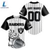 Las Vegas Raiders NFL 3D Personalized Baseball Jersey Shirt For Fans