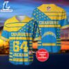 Los Angeles Chargers 3D NFL Personalized Baseball Jerse Shirt For Fans
