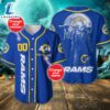 Los Angeles Rams NFL 3D Personalized Baseball Jersey For Man And Women For Fans 2 Los Angeles Rams NFL 3D Personalized Baseball Jersey For Man And Women