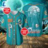 Miami Dolphins NFL 3D Personalized Baseball Jersey For Man And Women For Fans 2 Miami Dolphins NFL 3D Personalized Baseball Jersey For Man And Women