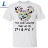 Mickey Mouse Head The One Where They Go To Disney Shirt