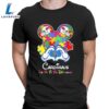 Mickey Mouse Love Arizona Cardinals Autism Its Ok To Be Different T-shirt 3 Mickey Mouse Love Arizona Cardinals Autism Its Ok To Be Different T-shirt