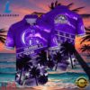 MLB Rockies Nightfall Tropics Colorado Purple Sunset Hot Summer Hawaiian Shirt