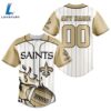 New Orleans Saints NFL 3D Personalized Baseball Jersey Shirt For Fans