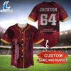 NFL Name And Number Arizona Cardinals Personalized Baseball Jersey For Fans 3 NFL Name And Number Arizona Cardinals Personalized Baseball Jersey