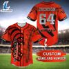 NFL Name And Number Cincinnati Bengals Personalized Baseball Jersey For Fans 3 NFL Name And Number Cincinnati Bengals Personalized Baseball Jersey