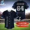 NFL Name And Number Dallas Cowboys Personalized Baseball Jersey For Fans 2 NFL Name And Number Dallas Cowboys Personalized Baseball Jersey
