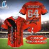 NFL Name And Number Denver Broncos Personalized Baseball Jersey For Fans 2 NFL Name And Number Denver Broncos Personalized Baseball Jersey