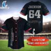 NFL Name And Number Houston Texans Personalized Baseball Jersey For Fans 3 NFL Name And Number Houston Texans Personalized Baseball Jersey