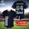 NFL Name And Number New England Patriots Personalized Baseball Jersey For Fans 3 NFL Name And Number New England Patriots Personalized Baseball Jersey