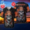 NFL Skull Cincinnati Bengals Personalized Baseball Jersey For Fans 2 NFL Skull Cincinnati Bengals Personalized Baseball Jersey