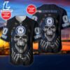NFL Skull Dallas Cowboys Personalized Baseball Jersey For Fans 3 NFL Skull Dallas Cowboys Personalized Baseball Jersey