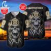 NFL Skull New Orleans Saints Personalized Baseball Jersey For Fans 3 NFL Skull New Orleans Saints Personalized Baseball Jersey