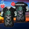 NFL Skull New York Jets Personalized Baseball Jersey For Fans 2 NFL Skull New York Jets Personalized Baseball Jersey