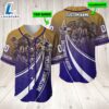 Personalized Baltimore Ravens 3D Baseball Jersey Nfl Baseball Jersey Mascot Shirt For Fans